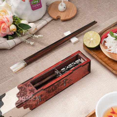 Premium Chopsticks With Box. Personalized Chopsticks. Box For 2 pairs