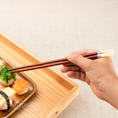 Premium Chopsticks Silver and shell wrapped chopsticks with luxury box.