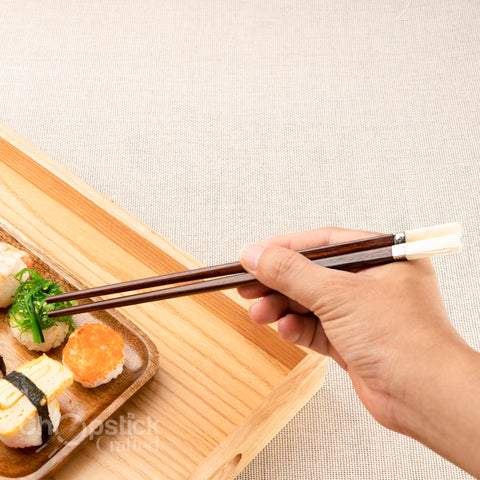 Super VIP silver-rimmed square rosewood chopsticks. Free Personalized Engraving