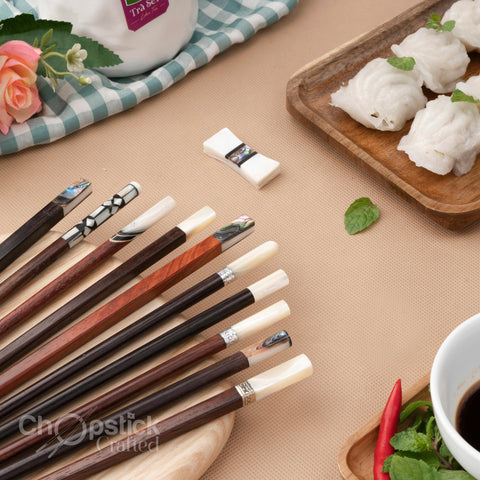 Personalized Chopstick Set with Premium Red Box