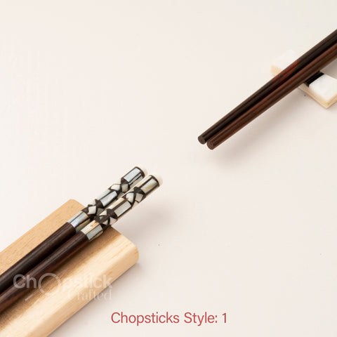 Personalized Chopstick Set with Premium Red Box