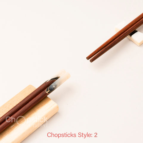 Personalized Chopstick Set with Premium Red Box