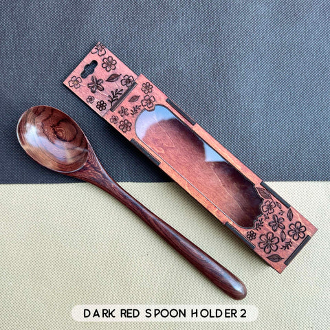 Personalized Wooden Spoon Box Laser Engraved Spoon.