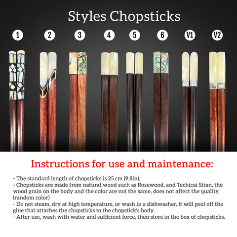 Premium Chopsticks with Box Couple Chopsticks Box Case.