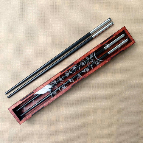 Personalized Fiberglass Chopsticks Box.